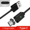 Black Type C Cable